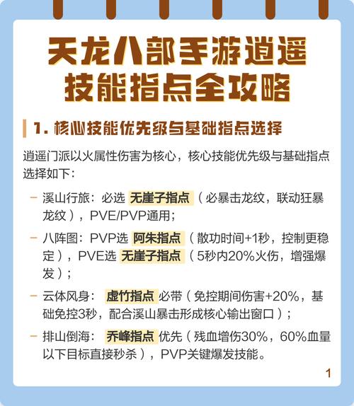 天龙八部手游鬼谷技能指点方案