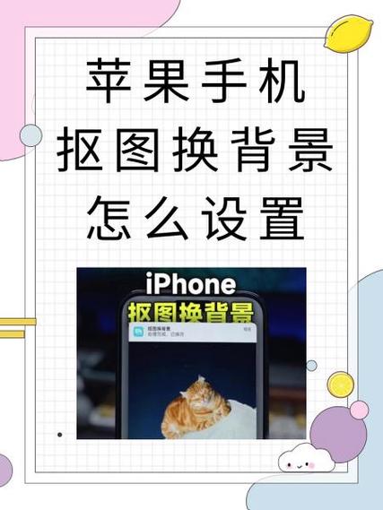 手机相片怎么换背景图