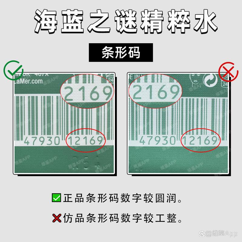 海蓝之谜盒子上的条码能扫出来吗