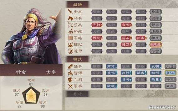 三国志群雄起源所有武将一览表