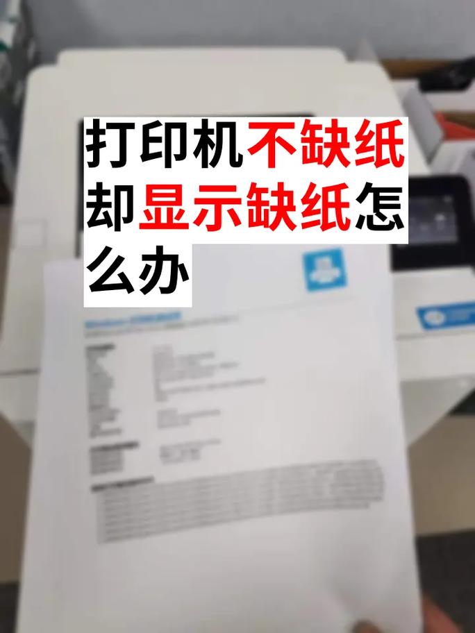 打印机显示缺纸但是有纸缩略图