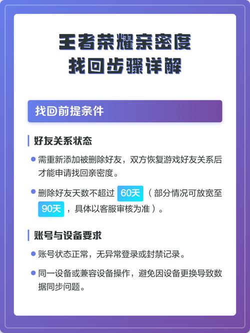 王者怎么申请找回亲密度
