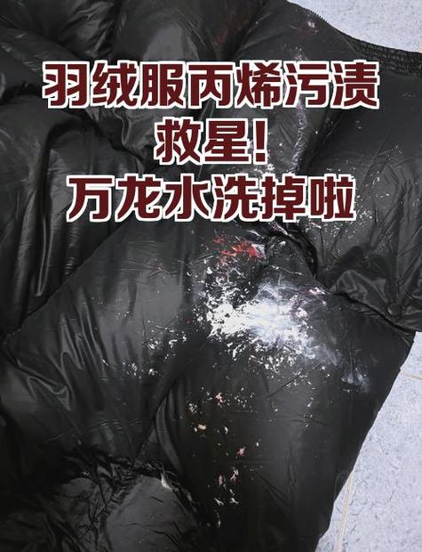 羽绒服上面有颜料怎么去除