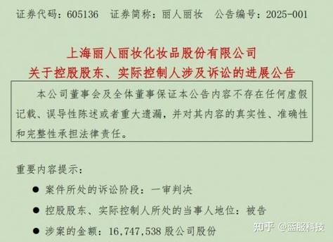 丽人丽妆重组最新消息