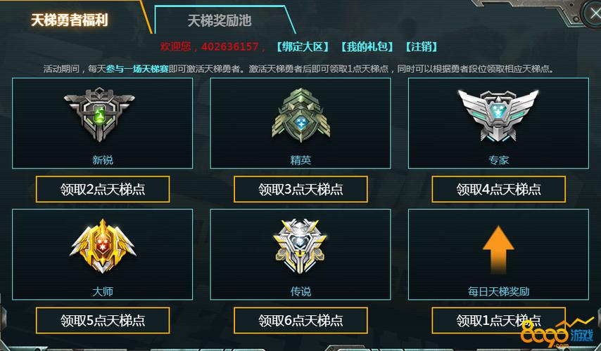 逆战新赛季天梯奖励