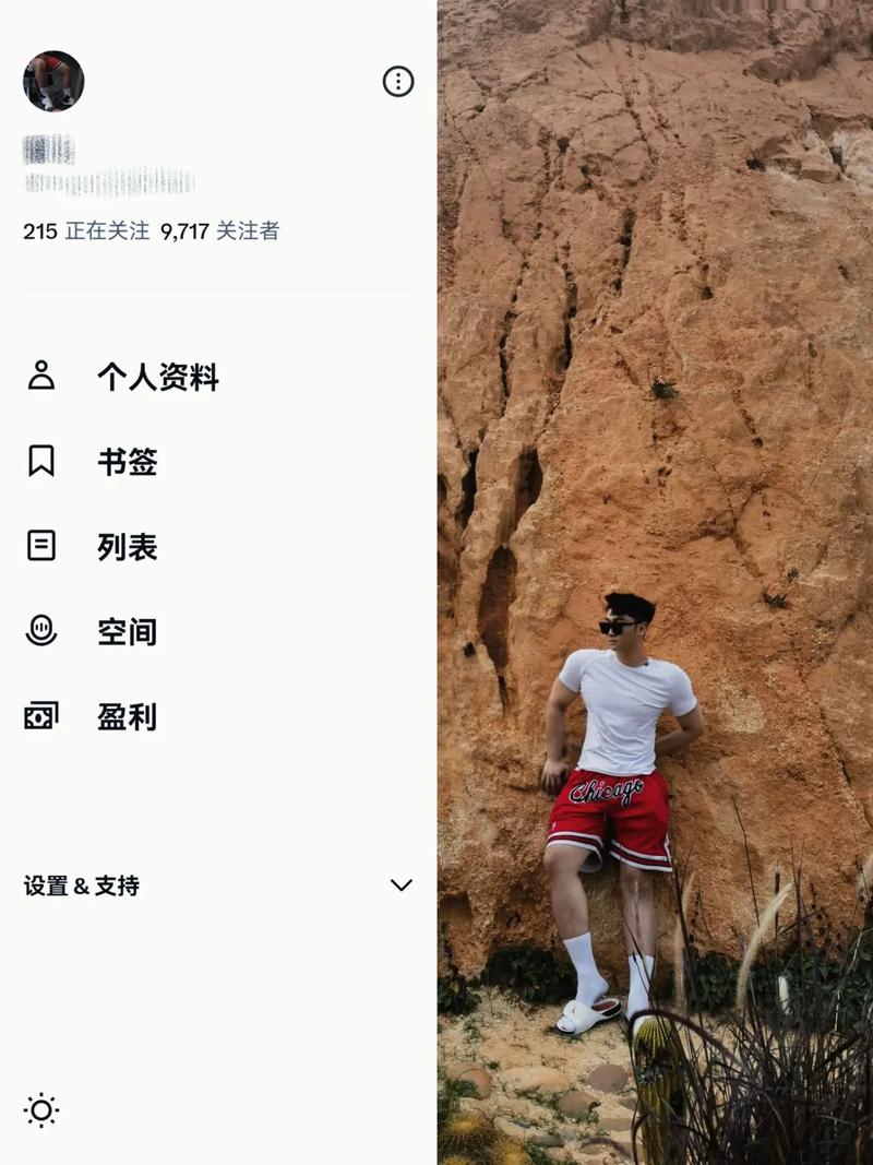 推特帅哥名媛账号