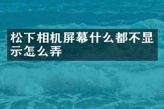 单反拍完照片屏幕不显示