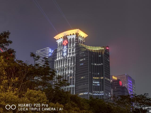 华为手机超级夜景