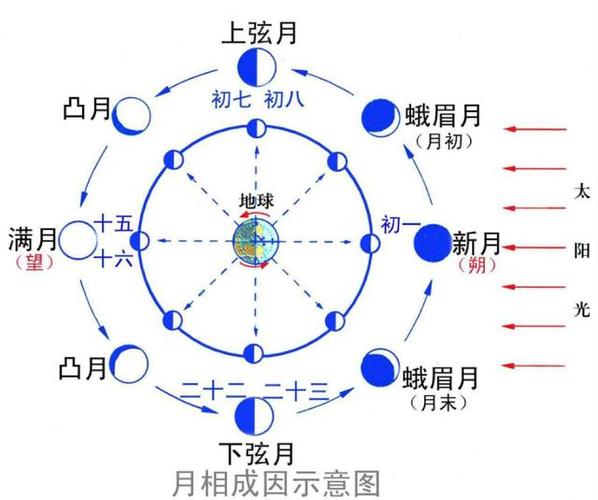 日地月三者运动轨迹图