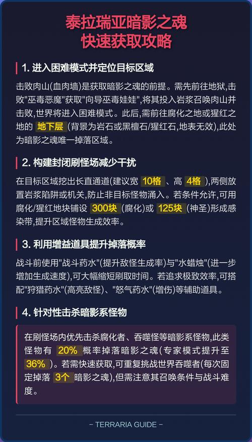 暗影之魂的获取技巧