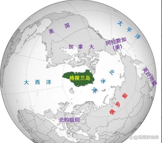 格陵兰岛地图