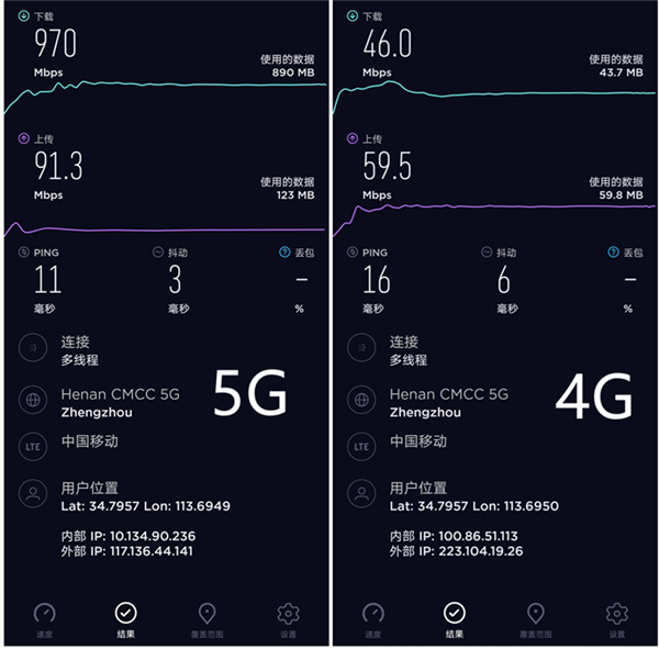 IQOOPro的5G速度