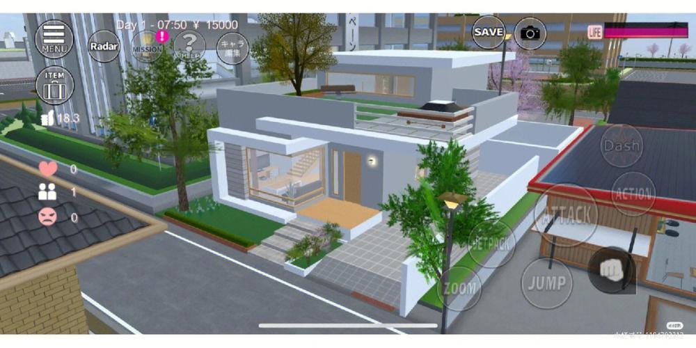樱花校园怎么建房子