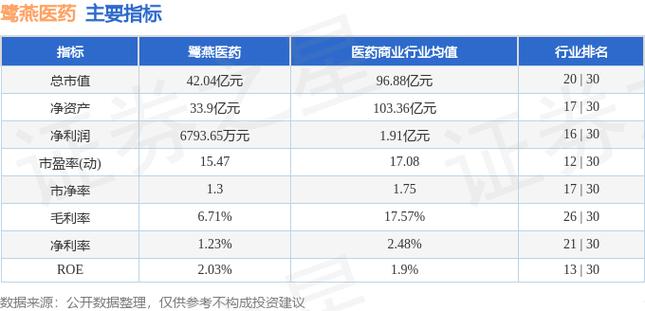 鹭燕医药股票