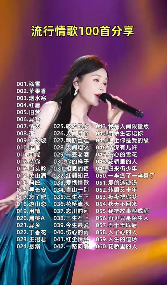 全网最火的100首歌曲