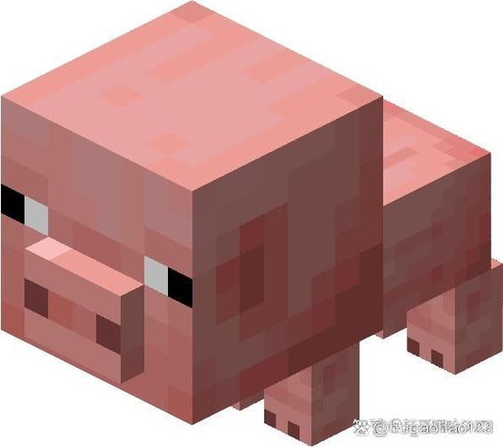 我的世界猪头像正面