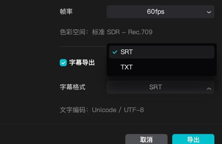 剪映的字幕可以导出吗