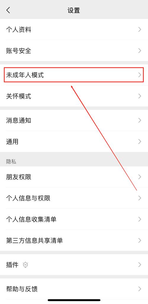 青少年模式在哪里设置