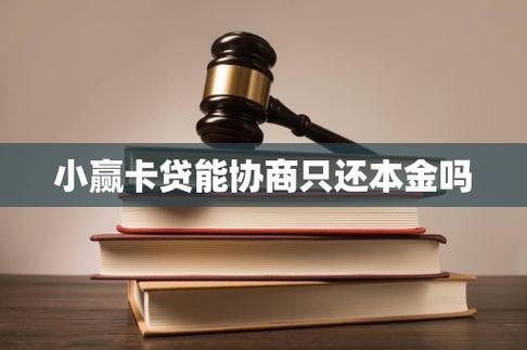 小赢卡贷可以协商只还本金吗缩略图