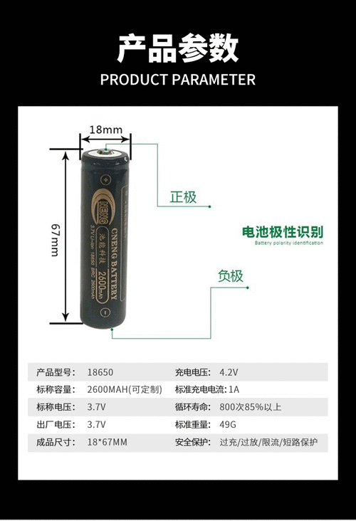 手电筒电池型号对照表