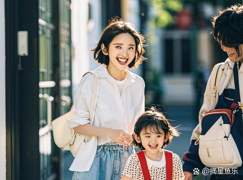 唐艺昕女儿接唐艺昕回家