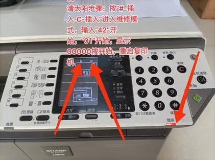 夏普打印机f267故障代码