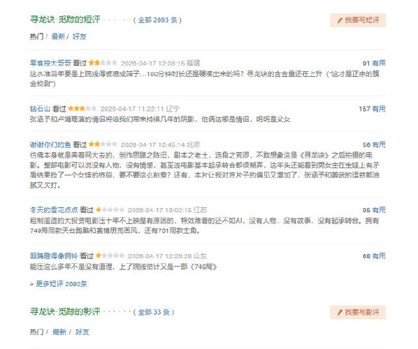 寻龙诀密宗豆瓣评分