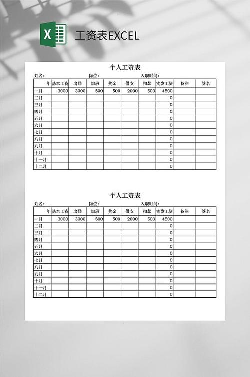 电子版工资表手机上怎么做