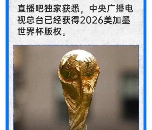 央视拿下世界杯版权