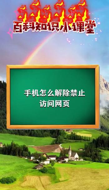 手机怎么取消禁止网站