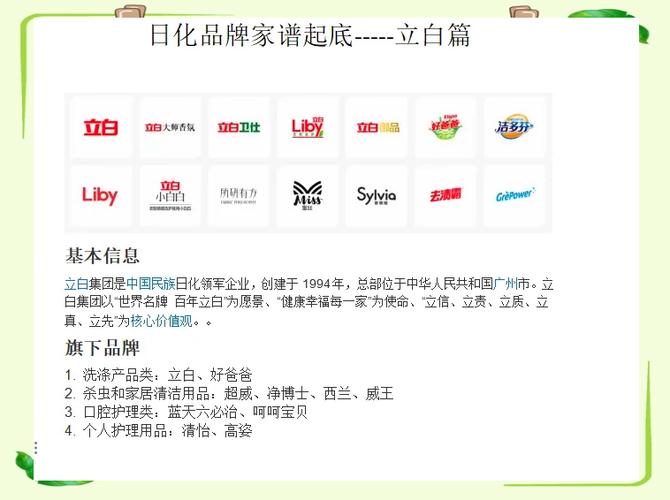 立白是哪个国家的品牌
