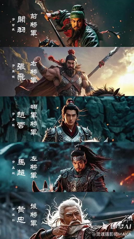 王者荣耀五虎上将谁最强