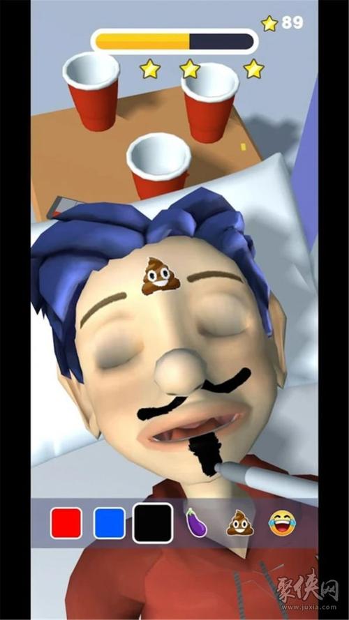 对睡眠中的女孩恶作剧下载