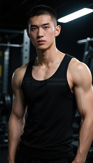 健身教练图片肌肉男