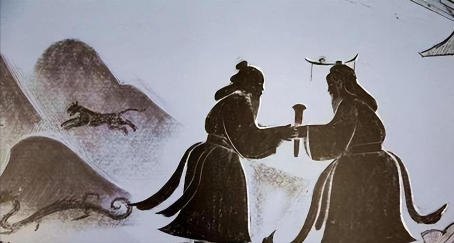 舜帝把王位让给大禹