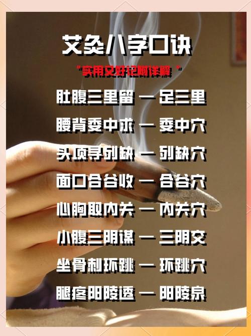 艾灸口诀