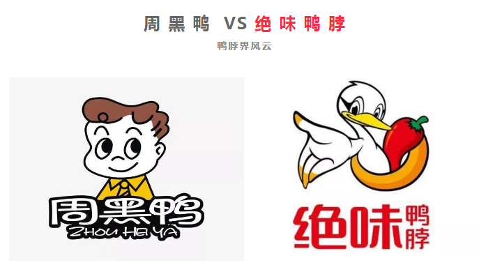 绝味鸭脖和周黑鸭