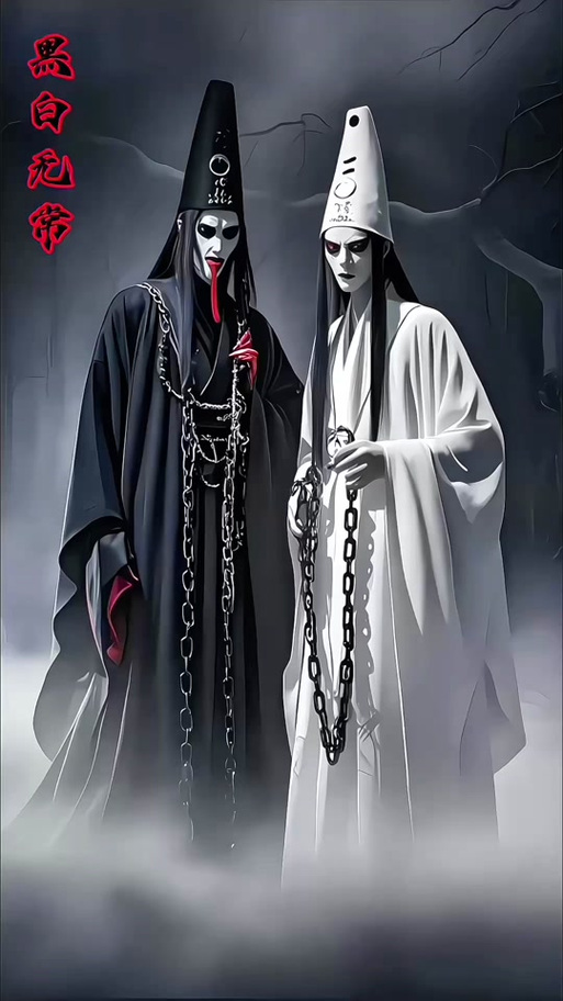 黑白无常长什么样子图片