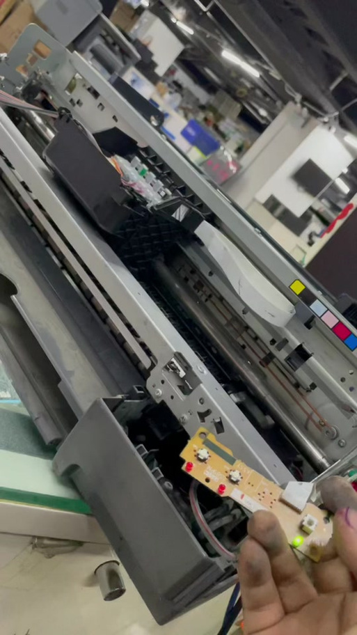 爱普生1390红灯一直亮怎么解决
