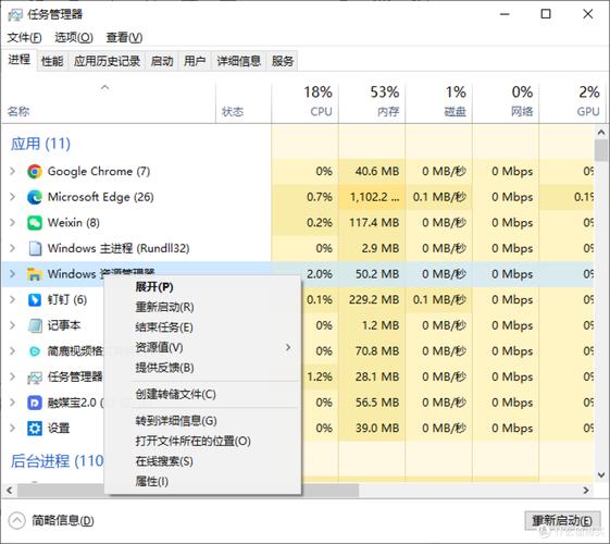 任务管理器打开只显示任务管理器缩略图