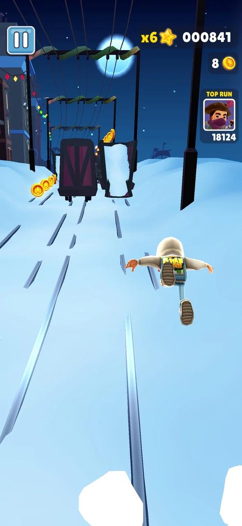 subwaysurf国际服雪地游戏截图