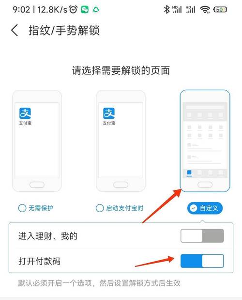 支付宝设置手势密码在哪里设置