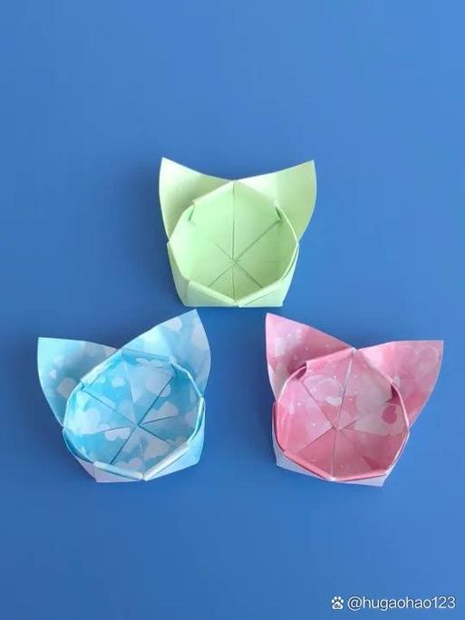 猫盒子怎么折过程