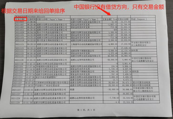中行企业银行流水下载