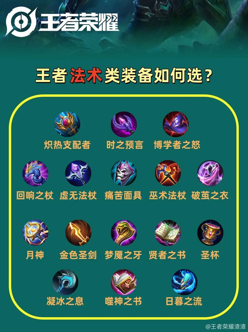 王者荣耀魔法装备