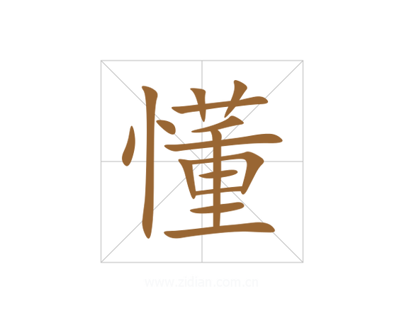 懂得的两种意思