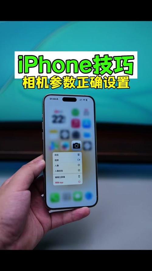 苹果手机怎样设置相机参数