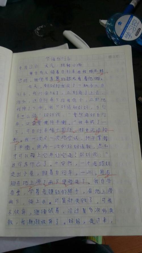 骑自行车的日记截图
