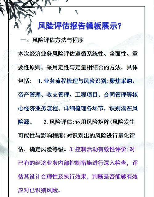 企业风险评估报告哪个机构出