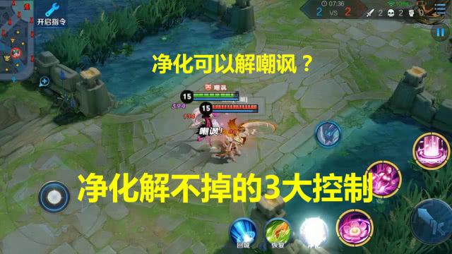 王者净化不能解除哪些控制截图